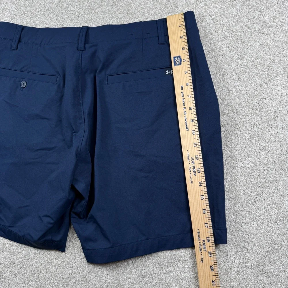 Under Armour Golf Shorts Mens 38 Navy Blue‎ Stretch Performance Activewear